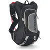Image de USWE Moto Hydro Sac à dos d'hydratation 8 l avec poche à eau de 3 l, sac à dos haut de gamme, sans rebond pour enduro et moto tout-terrain, noir et gris