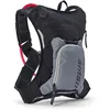 Image de USWE Moto Hydro Sac à dos d'hydratation 3 l avec poche à eau de 2 l, un sac à dos haut de gamme, sans rebond pour enduro et moto tout-terrain, noir et gris