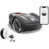 Image de Husqvarna Automower Aspire R4 Robot tondeuse pour 400 m² de surface, tondeuse à gazon sans fil, contrôle via l'application Connect (avec commande vocale, Wi-Fi, Bluetooth) et kit d'installation