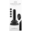 Image de Shots Chrystalino Vibrante - Thumby Rechargeable 10 Speed Glass Vibrator With Suction Cup And Remote - Black