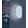 Image de Applique LED Murale 20W Blanche Ovale IP65 (Pack de 10) - Blanc Froid 6000K - 8000K - SILAMP