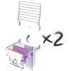 Image de Foxydry Fold, étendoir à linge mural, rabattable gain de place, 60 cm X2