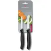 Image de Couteau d'office VICTORINOX 8CM NOIR x 2