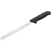 Image de Victorinox Couteau de Cuisine, Couteau à Pain avec Tranchant Denté Couteau Fibrox, Aluminium, Lame de 21 cm, Noir