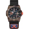 Image de Luminox XB.3721.ECO Montre analogique à quartz suisse pour homme avec bracelet en caoutchouc, marron, black, Moderne