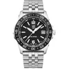 Image de Luminox XS.3122M Montre analogique à quartz suisse pour homme avec bracelet en acier inoxydable, Noir, Bracelet