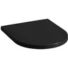 Image de LAUFEN Kartell H8913337160001 Abattant WC amovible avec abaissement automatique Noir mat