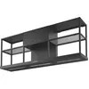 Image de Roblin - Hotte Décorative Murale  Partition 600 Noir Mat