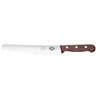 Image de Victorinox Couteau à Pain et pour Pâtissiers Wood avec Tranchant Denté, Lame en Acier Inoxydable 22 cm de Long, Ergonomique, Manche en Bois d’Érable