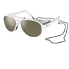 Image de Scott Cervina Lunettes de soleil blanches, lunettes de sport, taille unique - Couleur : blanc - marron, Blanc