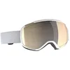 Image de Scott Faze Ii Light Sensitive Masque de ski blanc, taille unique   Couleur : blanc minéral   Light Sensitive Bronze chromé