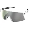 Image de Scott Stride Compact AMP Verres interchangeables Lunettes de vélo Blanc/blanc Chrome