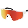 Image de Scott Shield AMP Verres interchangeables Lunettes de vélo Blanc/rouge Chrome