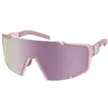 Image de Scott Shield Compact AMP Verres interchangeables Lunettes de vélo Rose/Lavande Chrome