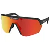 Image de Scott Sport Shield AMP Lunettes de vélo avec verres interchangeables Noir/rouge Chrome