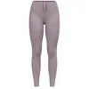 Image de Odlo Femmes Zeroweight Print Reflective Tight Vêtements De Course Collant De Course Gray Ridge - Gris
