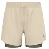 Image de Odlo Hommes Zeroweight 5In 2In1 Short Vêtements De Course Short De Running Agate Gray - Vetiver - Gris S