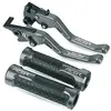 Image de Poignées de guidon de moto Accessoires de moto Levier d'embrayage de frein Poignées de guidon pour RC8 RC8R RC 8R 8 R 8 R 2009-2013 2014 2015 2016 Poignées de guidon de moto (couleur : gris)