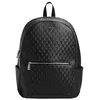 Image de GUESS Sac à dos Torino, motif à carreaux, 30 x 45 x 13 cm, noir, polyuréthane