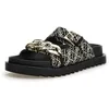 Image de GUESS Fatema, Baskets pour femme, Black Platine, 40 EU