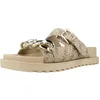 Image de GUESS Fatema2 Sandales pour femme, Beige Brown, 39 EU