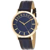 Image de Versace Montre V-Essential pour femme 40 mm Medusa avec gravure sur le cadran en cuir VEJ400321, Sangles