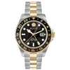 Image de Philipp Plein GMT-I Challenger Montre analogique à quartz pour homme, Argenté/doré/noir, Moderne