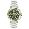 Image de Versace VE6CA0523 Montre analogique à quartz pour homme avec bracelet en acier inoxydable, Vert bouteille, Mode