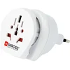 Image de Skross, Adaptateur de voyage fiche italienne petite 10 A Combo Italy et World to Europe, série multicolore