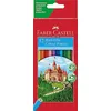 Image de Faber-Castell Faber Castell 120112 Castell Lot de 12 crayons de couleur hexagonaux Multicolore