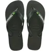 Image de Havaianas Chausson Brasil Logo Vert Olive/Vert Olive 39/40