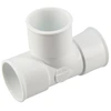 Image de Té pied de biche femelle femelle 87°30 D40 blanc NICOLL UTH188BL UTH188BL