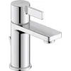 Image de Duravit D-Neo Robinet de lavabo Taille S (bec hauteur 87 mm) Robinet de salle de bain avec bonde de vidange Chromé