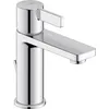 Image de Duravit D-Neo Robinet de lavabo Taille M (bec hauteur 110 mm) Robinet de salle de bain avec bonde de vidange Chromé