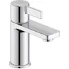 Image de Duravit D-Neo Robinet de lavabo Taille S (bec hauteur 87 mm) Robinet de salle de bain avec fonction FreshStart Chrome