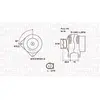Image de MAGNETI MARELLI 063731757010 Générateur Lima, alternateur, dynamo