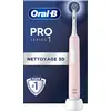 Image de Brosse à dents électrique ORAL-B Pro 1 Rose Cross Action
