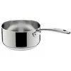 Image de Lagostina Accademia Lagofusion Casserole Acier Inoxydable 18/10 à Poignée Longue Ø 18 cm, Casserole Induction, Gaz et Four, Extérieur Poli et Intérieur Satiné, Poignée Rivetée, Fond 5 Couches