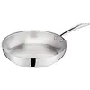 Image de LAGOSTINA ACCADEMIA LAGOFUSION Poêle 26 cm Inox 18/10 Tous feux dont induction Poignée rivetée robuste Italie Garantie 25 ans 011116040126