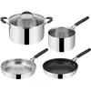 Image de Batterie de cuisine LAGOSTINA Esperta Triply 5 pcs