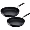 Image de Lot De 2 Poêles Antiadhésives 24 Et 28cm Noir - 012165600002