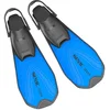 Image de SEAC Vela OH Palmes de natation unisexes avec tuba et sangle réglable, bleu, M/L