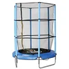 Image de Sport1 Tapis élastique diamètre 140 cm/filet de protection hauteur 150 cm avec fermeture éclair entrée/imperméable résistant aux UV/structure en acier/montage facile/Made in USA