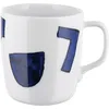Image de Alessi Itsumo - Yunoki ware NF08/89 - Mug design, usage quotidien, esthétique minimaliste, en porcelaine blanche avec décor Samiro Yunoki, 30 cl