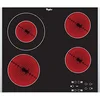 Image de Whirlpool AKT 8130/LX plaque - Intégré, Céramique, Verre et céramique, Tactile, En haut à droite, 230 V) Noir