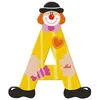 Image de Lettre en Bois Clown A Sevi 1831 - Jouets en Bois décoration SEV81737J