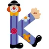 Image de Lettre en Bois Clown K Sevi 1831 - Jouets en Bois décoration SEV81747L