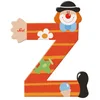 Image de Sevi Lettre déco bois-Lettre Clown Z