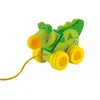 Image de Petit jouet à traîner en bois Crocodile pour bébé SEV81846