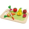 Image de Jouet Dinette Bois Planche de Fruits & Légumes à découper à scratch S SEV82320